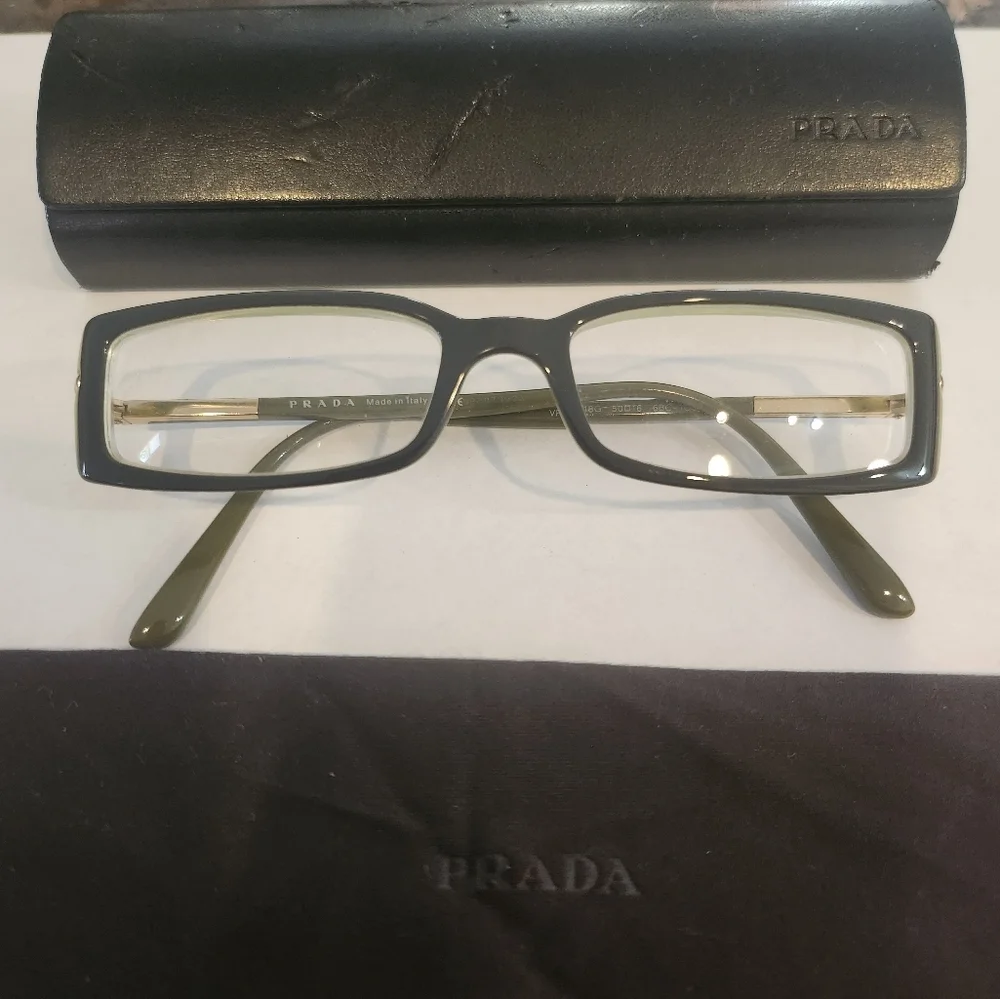 Prada eyeglasses with case